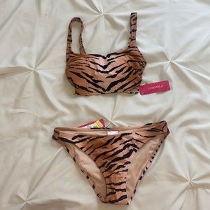 TIGER PRINT BIKINI SET